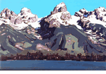 Lake In The Tetons<br><SMALL>(B001270)</SMALL></font>
