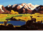 Landscape with Deer <br><small>(CB811)