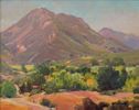 Landscape with Hills, Trees, and Houses<br><small>Hanson Puthuff