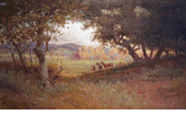 Landscape with Horses<br><small>William Lees Judson
