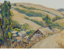 Landscape with Houses, Laguna<br><small>Donna Schuster