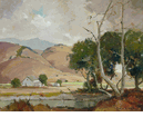 Landscape with Lake and Houses<br><small>Orrin White