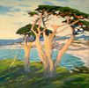 Late Afternoon Cypress, Carmel<br><small>Mary DeNeale Morgan