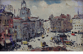 Puerta del Sol, Madrid <br><SMALL>Colin Campbell Cooper