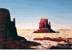 Mittens, Monument Valley<br><small>Conrad Buff