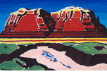 Modern Mountain Scene <br><small>(CB584)