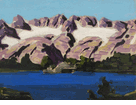 Mountain and Lake <br><SMALL>(CB176)</SMALL></font>
