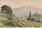 Mountain And Tree<br><small>Benjamin C. Brown