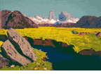 Mountain Landscape<br><small>Conrad Buff