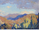 Mountain Under Darkening Sky<br><small>Edwin Roscoe Shrader