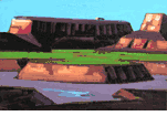 Mountain with Dry Bed <br><SMALL>(CB016)</SMALL></font>