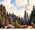 Mountain with Snow <small><br> (ERS54) </small>