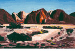 Mountains and Desert Floor <br><SMALL>(CB531)</SMALL></font>