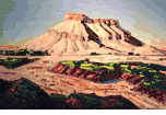 Mountains East of St. George<br><small>Conrad Buff