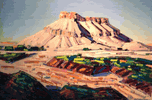 Mountains East of St. George<br><small>Conrad Buff