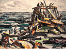 Movie Set for Treasure Island, Laguna Beach<br><small>Clarence Hinkle