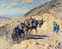 Mule Team Clearing the Road, California Aquaduct <small> <br> (ERS43) </small>