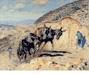 Mule Team Clearing the Road, California Aquaduct <small> <br> (ERS43) </small>