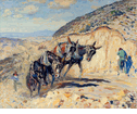 Mule Team Clearing the Road, California Aquaduct <small> <br> (ERS43) </small>