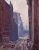 New York Street Scene<br>(Looking Up Boardway)<br><small>Colin Campbell Cooper