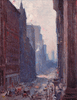 New York Street Scene<br>(Looking Up Boardway)<br><small>Colin Campbell Cooper
