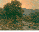 Oak Tree at Sunset<br><small>Granville Redmond