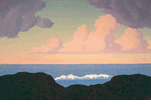 Ocean and Pink Clouds<br><small>Conrad Buff