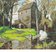 Old Mill by the Pond <br><small>Edouard Vysekal