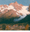 Peak at Argentiers<small><br>Edgar Payne