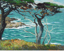 Pines, Point Lobos<br><small>Mary DeNeale Morgan