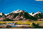 Pink and Purple Mountain<br><SMALL>(CB375)</SMALL></font>