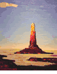 Pinnacle Rock, Monument Valley <br><small>Conrad Buff