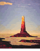 Pinnacle Rock, Monument Valley <br><small>Conrad Buff