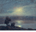Point Loma Moonrise<br><small>Maurice Braun
