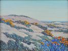 Poppies and Lupine Along the Coast<br><small>Granville Redmond