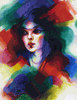 Portrait of a Woman (double sided)<br><small> Stanton MacDonald-Wright