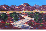 Purple Dotted Mountain <br><SMALL>(CB443)</SMALL></font>