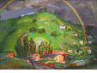 Rainbow and Green Hills<br><small>Edouard Vysekal