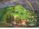 Rainbow and Green Hills<br><small>Edouard Vysekal