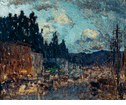 Rainy Night on Highland Avenue <small><br> (ERS61) </small>