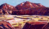 Red and Bronze Mountains<br><small>Conrad Buff