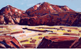 Red and Bronze Mountains<br><small>Conrad Buff