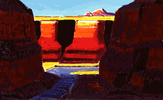 Red Canyon with Stream <br><small>(CB827)