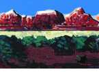 Red Mountains and Green Valley<br><SMALL>(CB582)</SMALL></font>