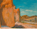 Red Rock Canyon<br><Small>Alfred Mitchell