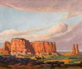 Riders, Monument Valley<br><small>Elsie Palmer Payne