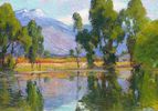 San Jacinto from Little Lake, Hemet, CA<br><small>Anna Hills