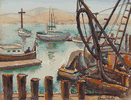 San Pedro Harbor  <br><SMALL>Donna Schuster