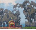 Schoolhouse and Eucalyptus, Morro Bay <br><small> Aaron Kilpatrick
