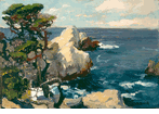 Seascape, Point Lobos<br><small>Franz Bischoff